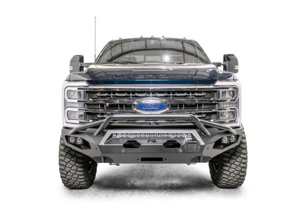 Fab Fours Premium Front Bumper with Pre-Runner Guard, ACC Compatible - 2023-2026 Ford Super Duty
