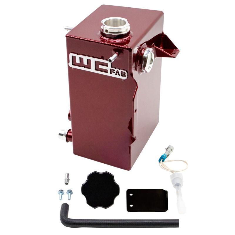 Wehrli Custom Fab Coolant Tank OEM Placement for Ab Red — 2020-2026 Duramax L5P