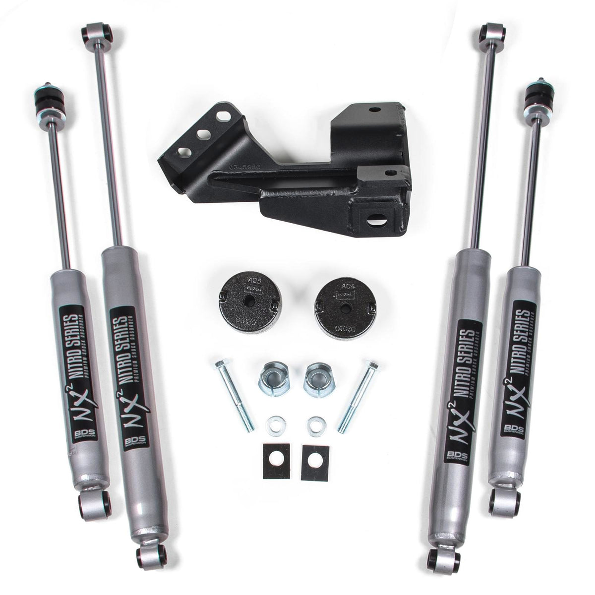 BDS Suspension 2017 Super Duty 2in Front Spacer Box Kit