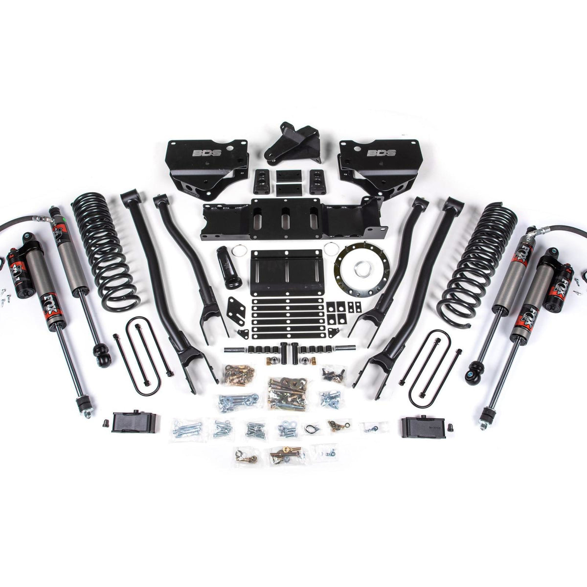 BDS Suspension 2 Rear Box 4 3 8 U-Bolt w/ Overload — 2019-2024 Ram 3500