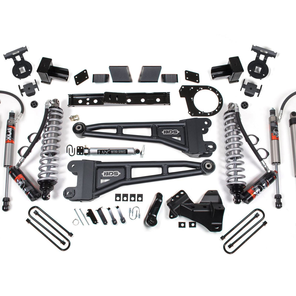 BDS Suspension Super Duty Rear 6 Block Kit — 2017-2019