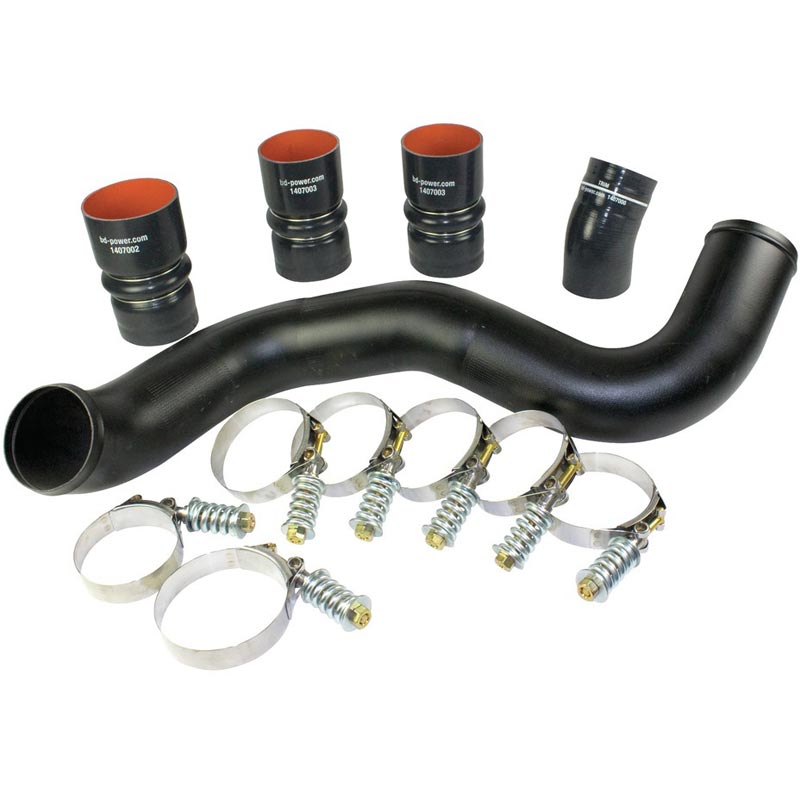 BD Diesel 1047034 Intercooler Hose & Clamp Kit With Intake Tube