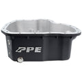 PPE High Capacity Cast Aluminum Engine Oil Pan (Black) — 2001-2010 GM Duramax 6.6L