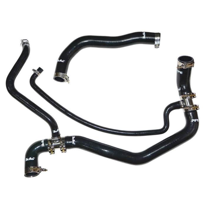 PPE Coolant Hose Kit (Black) — 2001-2005 Duramax LB7 LLY
