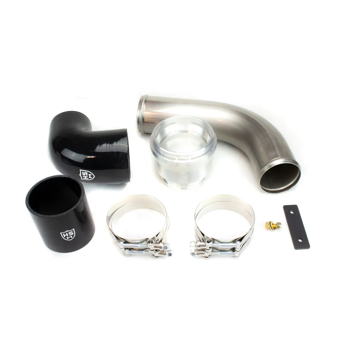 H&S Motorsports Intercooler Pipe Upgrade Kit OEM Replacement Metal Version — 2017-2025 Ford 6.7L