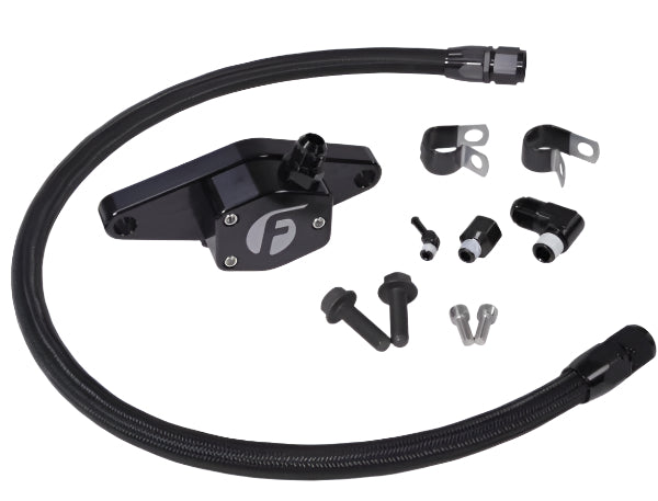 Fleece Performance 12V Coolant Bypass Kit with Stainless Steel Braided Line — 1994-1998