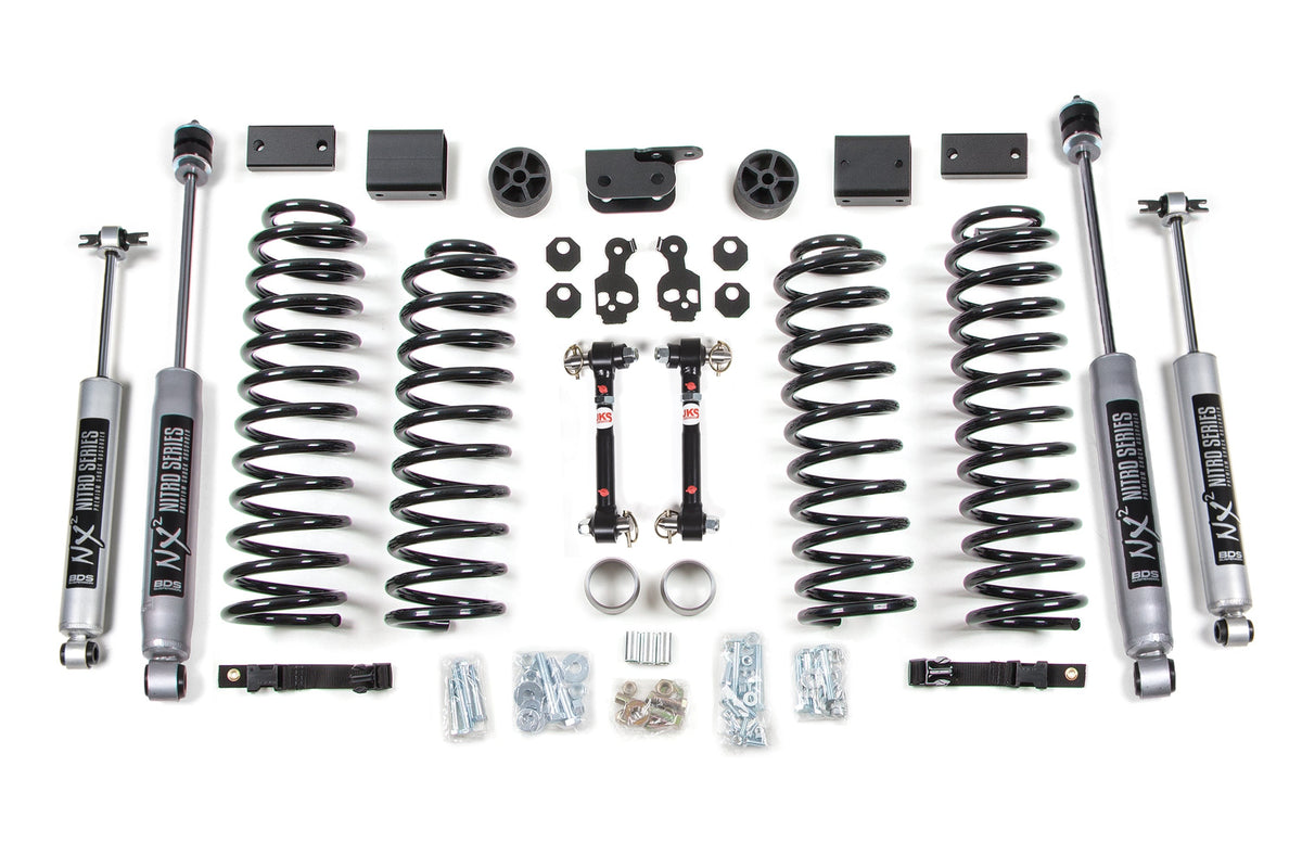 BDS Suspension Coil Spring Box Kit: - 4 Front Coil Springs — 2005-2026 Ford F-250/F-350
