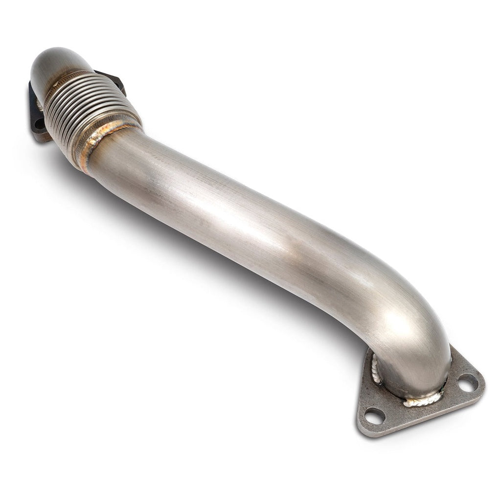 PPE Power Up-Pipe Driver Side - (for PPE Exhaust Manifold Only) — 2001-2016 GM Duramax 6.6L