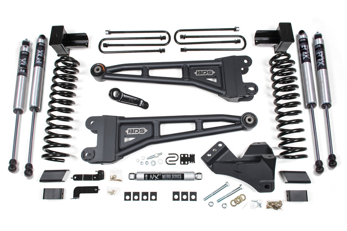 BDS Suspension Coil Spring Box Kit: - 2.5 Front Coil Springs — 2005-2026 Ford