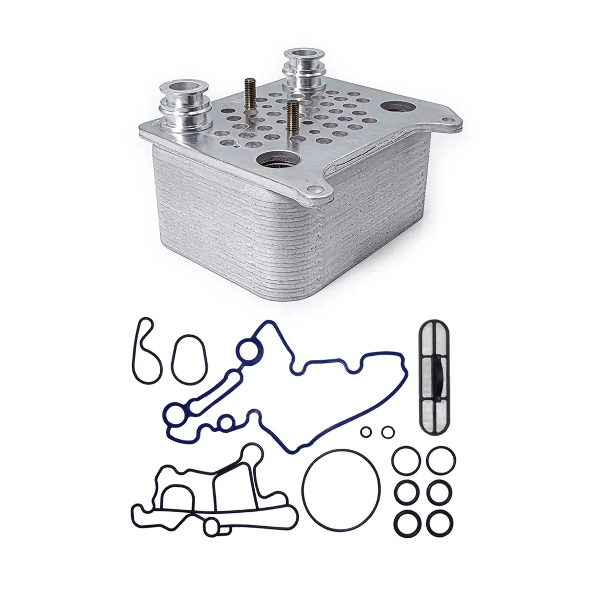 PPE Power High-Capacity Cast Aluminum Deep Engine Oil Pan - (18 Hole) - Raw — 2011-2016 GM Duramax 6.6L