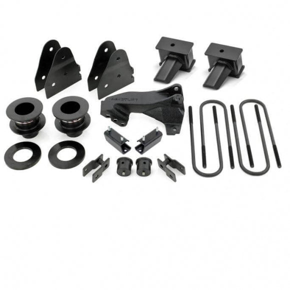 ReadyLIFT Suspension 4WD DRW 3.5Inch Sst Lift Kit with 4Inch Flat Blocks for 2 Piece Drive Shaft Without Shocks — 2017-2019 Ford F-350