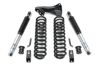 ReadyLIFT Suspension 4WD 2.5Inch Coil Spring Front Lift Kit with Bilstein Front Shocks and Front Track Bar Bracket — 2017-2019 Ford F-250/F-350