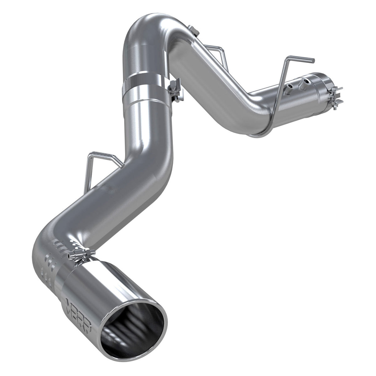 MBRP T304 Stainless Steel 4 Filter Back Single Side Exit — 2020-2026 GM 2500/3500 Duramax 6.6L EC/CC