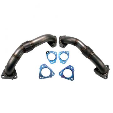 Wehrli Custom Fab Up Pipe Kit w/ Gaskets 2in for Stainless — 2017-2026 Duramax L5P