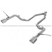 aFe Power Large Bore-HD 2-1 2 in 409 Stainless Steel DPF-Back Exhaust System Grand Cherokee (WK2) — 2014-2019 Jeep EcoDiesel 3.0L V6 (Without Resonators)
