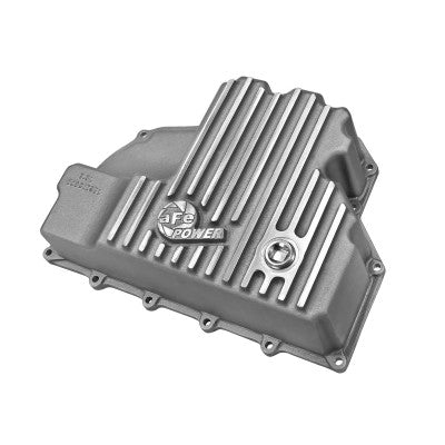 aFe Power Street Series Engine Oil Pan Raw w/ Machined Fins — 2014-2018 Dodge/Ram 1500 EcoDiesel 3.0L V6