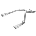 aFe Power Large Bore-HD 3 in 409 Stainless Steel DPF-Back Exhaust System w/ Polished Tip — 2014-2019 Dodge/Ram 1500 EcoDiesel 3.0L V6 (Dual Exit, Dual 5" Tips)