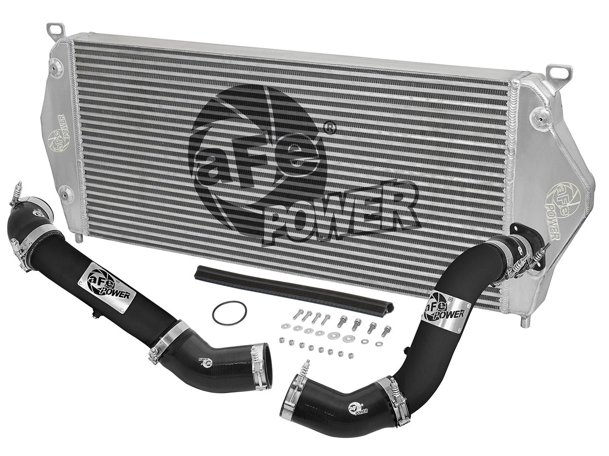aFe Power BladeRunner Gt Series Intercooler Kit w/ Tubes Black XD — 2016-2019 Nissan Titan 5.0L V8