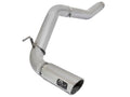 aFe Power Atlas 5 in Aluminized Steel DPF-Back Exhaust System w/ Polished Tip XD — 2016-2019 Nissan Titan 5.0L V8