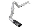 aFe Power Atlas 4 in Aluminized Steel DPF-Back Exhaust System w/ Black Tip — 2018-2020 Ford F-150 3.0L V6