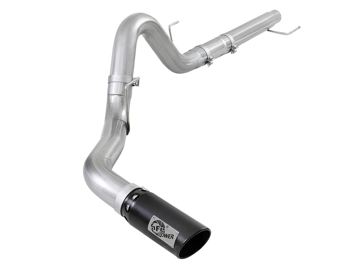 aFe Power Atlas 4 in Aluminized Steel DPF-Back Exhaust System w/ Black Tip — 2018-2020 Ford F-150 3.0L V6