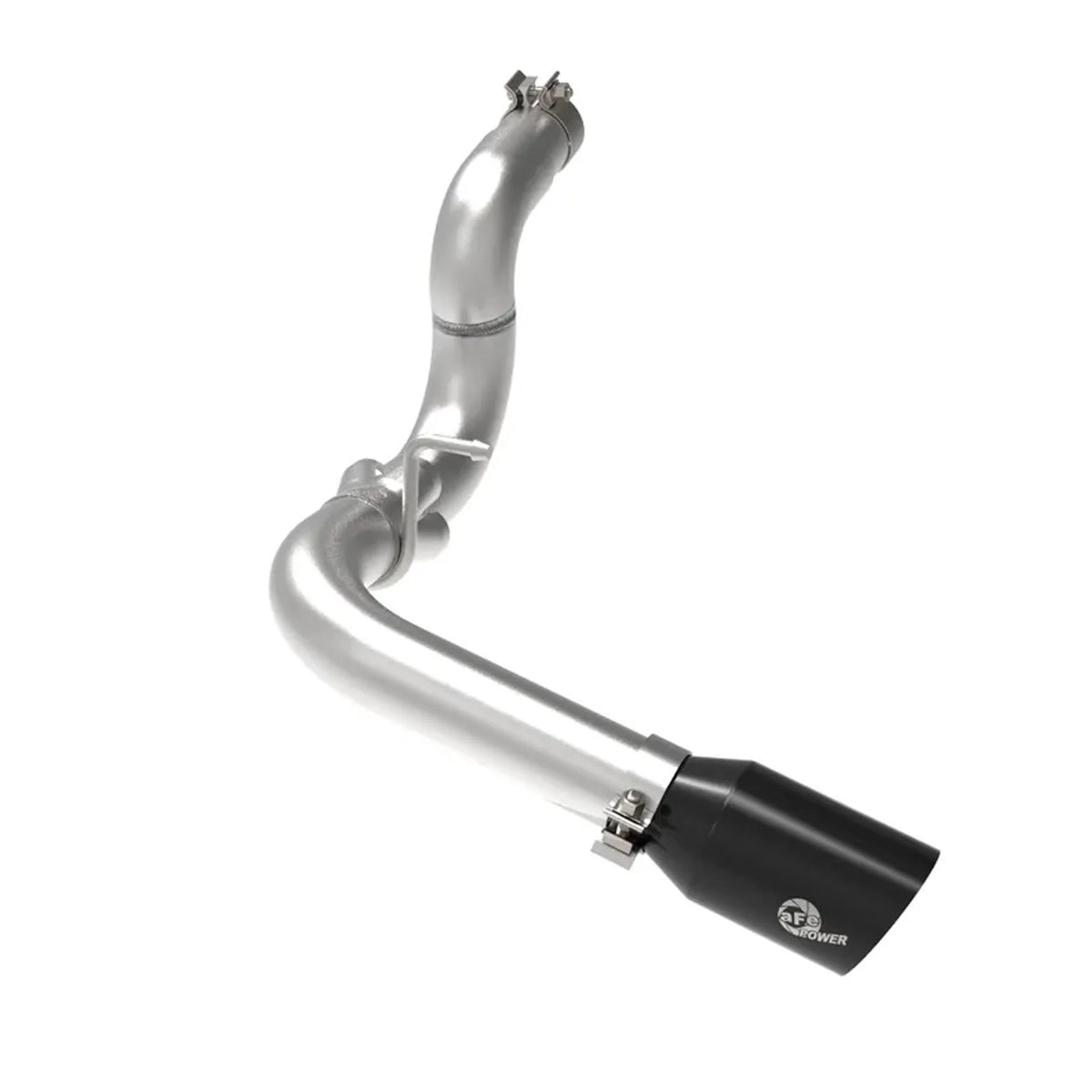 aFe Power Large Bore-HD 3 in 304 Stainless Steel DPF-Back Exhaust System w/ Black Tip Wrangler (Jl) — 2020-2023 Jeep EcoDiesel 3.0L V6