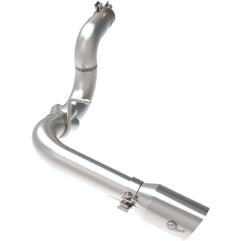 aFe Power Large Bore-HD 3 in 304 Stainless Steel DPF-Back Exhaust System w/ Polished Tip Wrangler (Jl) — 2020-2023 Jeep EcoDiesel 3.0L V6