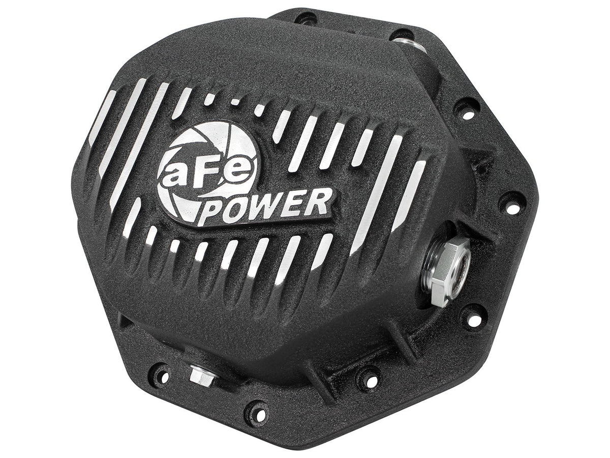aFe Power Pro Series Rear Differential Cover Black w/ Machined Fins (Corporate 9.25-12) — 1994-2018 Dodge/Ram 1500 EcoDiesel