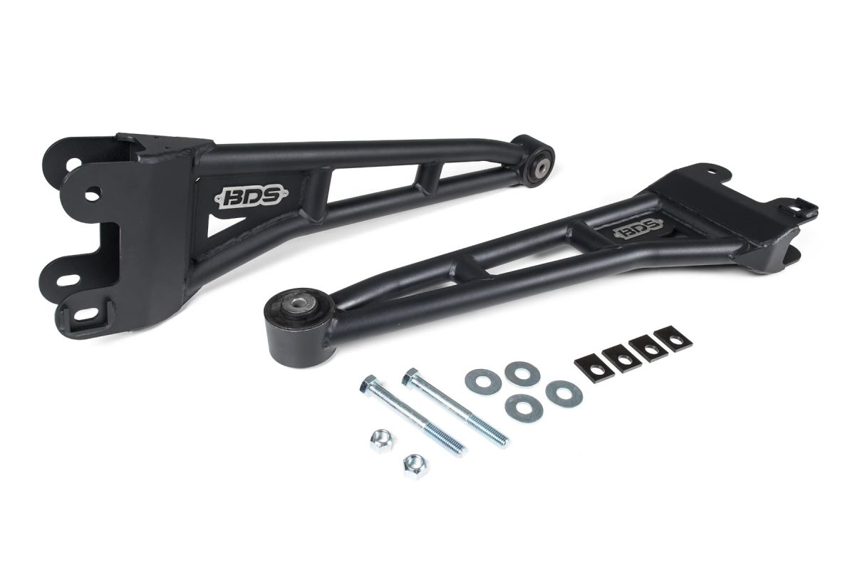 BDS Suspension 4WD Radius Arm Kit Pair — 2023-2026 Ford F-250/F-350/F-450/F-550/F-600