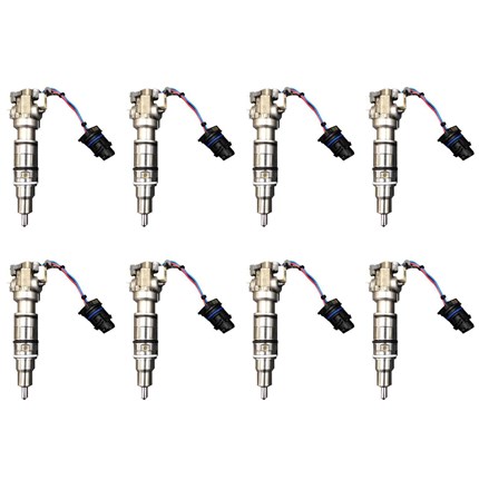 Warren Diesel 155cc/Stock Nozzle Injector Set (OEM Spool) - 2003-2007 Ford 6.0L Power Stroke (155stock-coreafter)