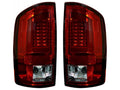Recon Lighting Super Duty F-250/F-350/F-450/F-550 Replaces OEM LED Style Tail Lights with Blis Blind Spot Warning System OLED Tail Lights - Smoked Lens — 2020-2022 Ford