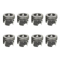 Mahle MAXX FORCE 7 Pistons With Rings, Standard, Set of 8 - 2008-2010 Ford 6.4L Power Stroke (224-3851WR)
