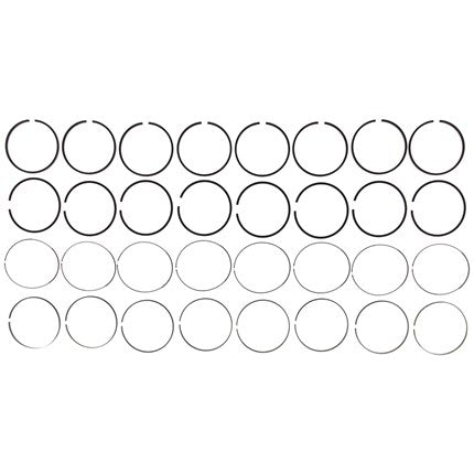 Mahle Complete Piston Ring Set (.030) - 2001-2010 GM 6.6L Duramax (41909.030)