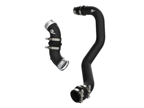 aFe 06-10 GM Diesel Trucks V8 6.6L BladeRunner Aluminum Hot & Cold Charge Pipe Kit - Black
