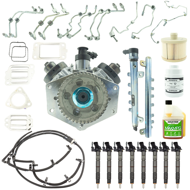 Industrial Injection Bosch Disaster Kit W O CP4 — 2011-2016 Duramax 6.6L LML