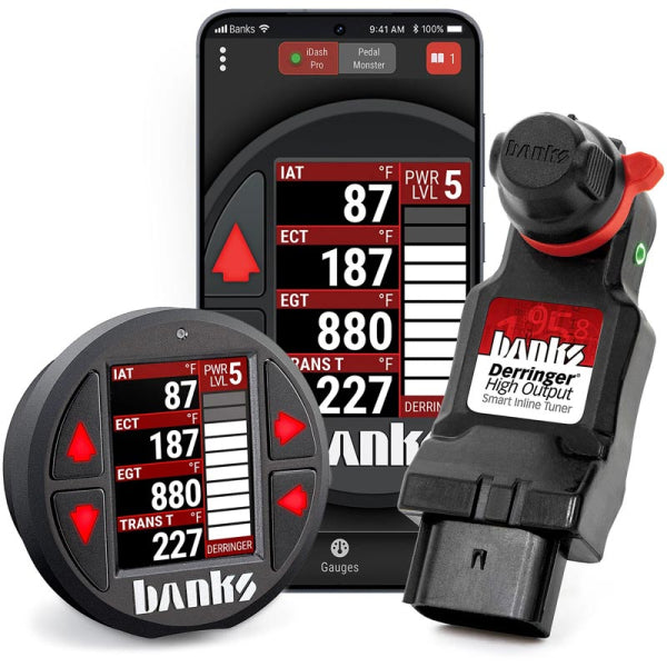 Banks Power Derringer Tuner With iDash Data Pro Without Data Logging 67106