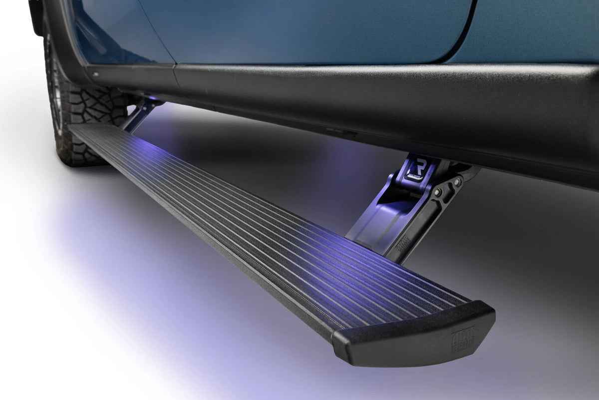 AMP Research PowerStep Running Boards (Plug-N-Play) — 2024-2026 Chevrolet/GMC Silverado/Sierra 2500HD/3500HD, Silverado/Sierra 1500