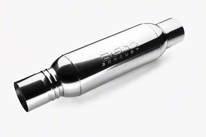 Aero Exhaust 4" in/Out Turbine XL Resonated Muffler