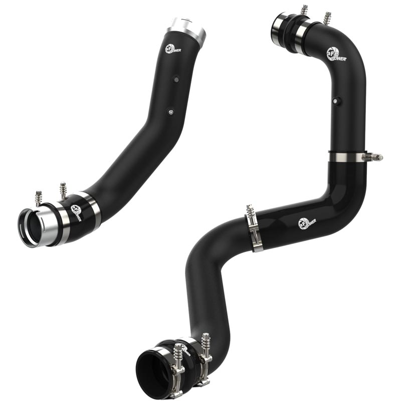 aFe Power BladeRunner Black Hot & Cold Side Intercooler Pipe Kit