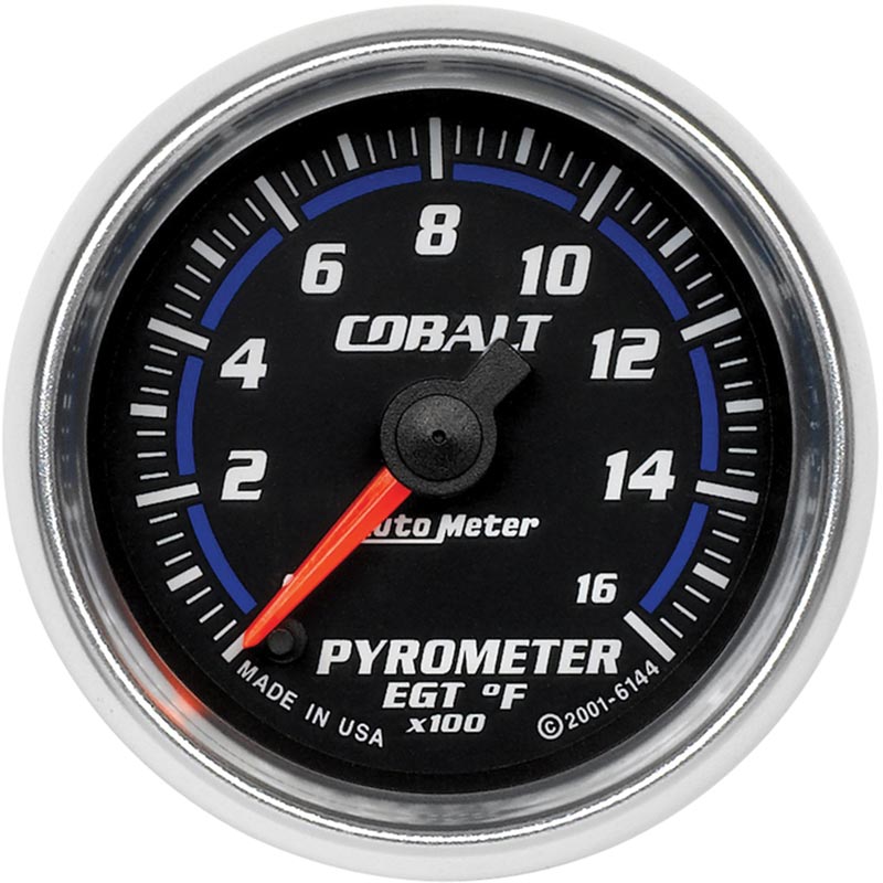 Auto Meter Cobalt Pyrometer Kit — Universal Fit