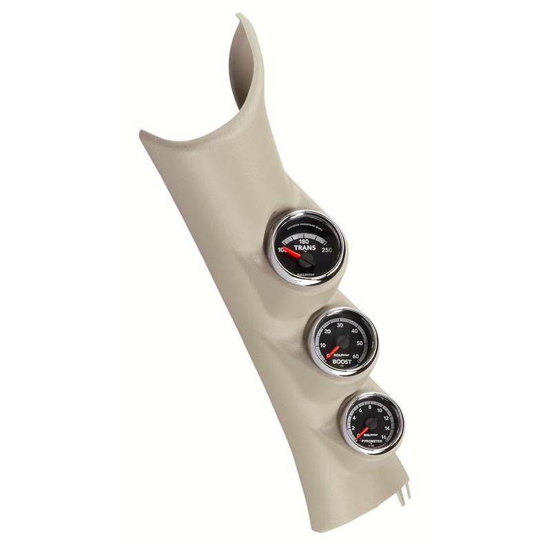 Auto Meter Triple Pillar Factory Match Gauge Kit
