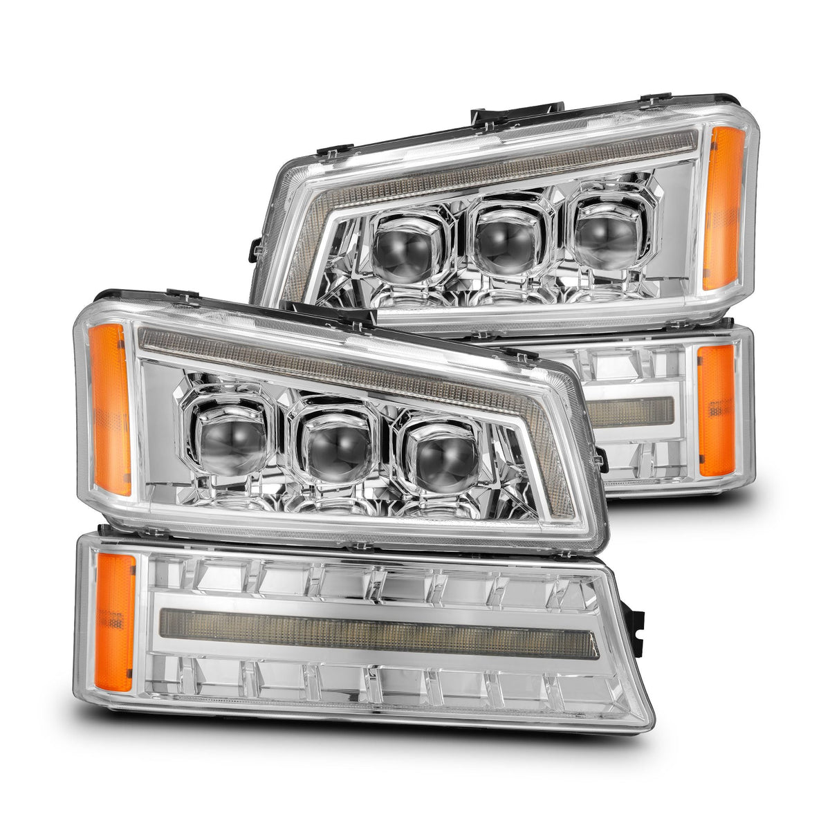 AlphaRex Nova-Series LED Projector Headlights (Chrome)