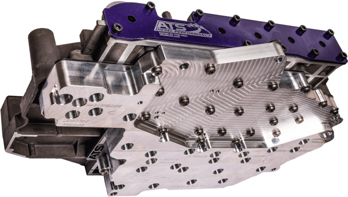 ATS Diesel Billet Channel Plate Valve Body with Solenoid Pack