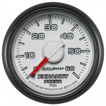 AutoMeter Factory Match Exhaust Pressure Gauge 8525 - 2-1/16in, 60 PSI Mechanical, Ram Gen 3