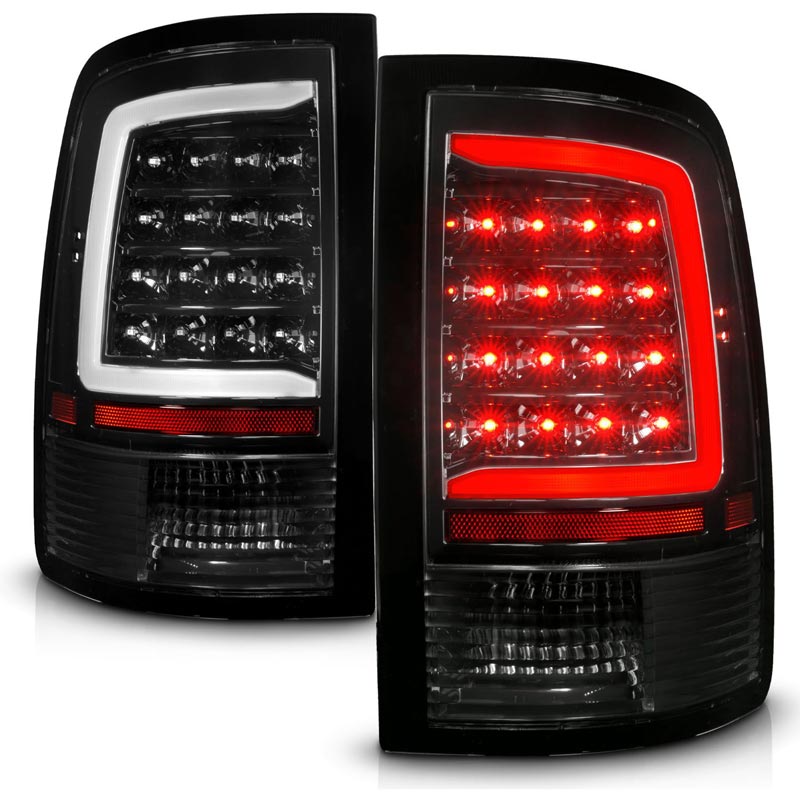 Anzo Black LED Tail Lights with Sequential Turn Signal