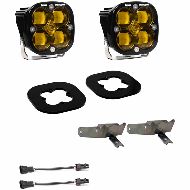 Baja Designs Squadron SAE LED Fog Pocket Light Kit (447730 Clear / 447731 Amber) — 2011-2016 Ford F-250/F-350 – image 2
