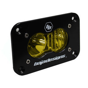 Baja Designs S2 Sport LED Light 541013 - Driving/Combo, Amber, Flush Mount