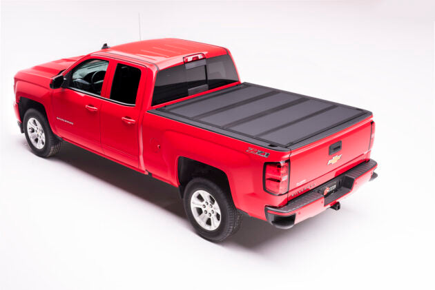 BAK Industries BakFlip MX4 Hard Folding Tonneau Cover — 2015-2019 GM Silverado/Sierra 2500HD/3500HD