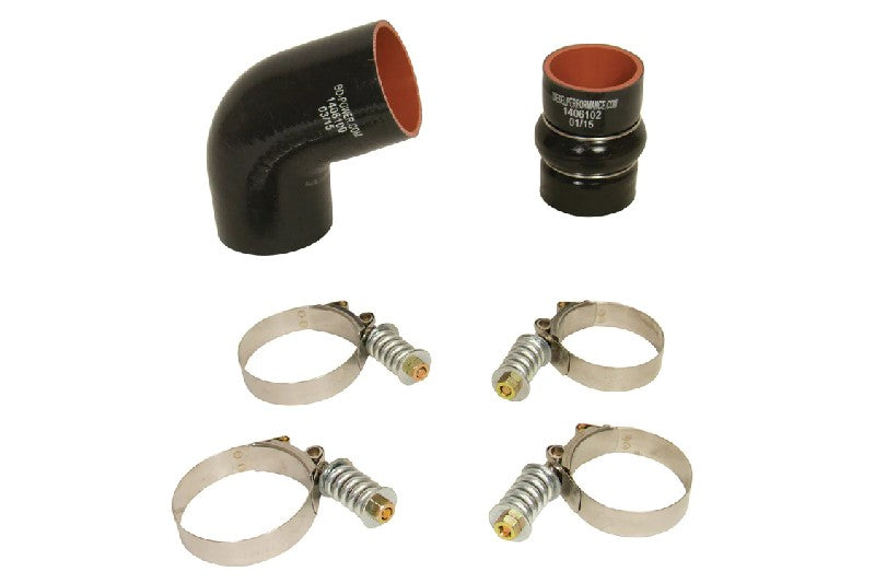 BD Diesel Driver-Side Intercooler Hose and Clamp Kit — 2006-2010 GM Duramax 6.6L