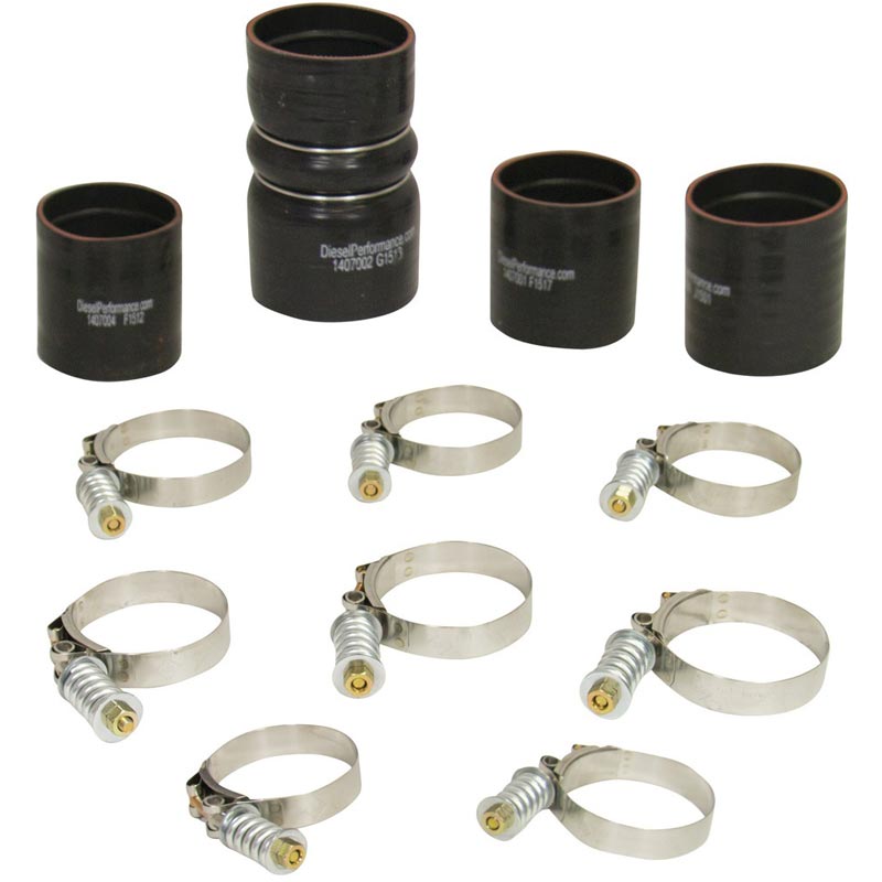 BD Diesel Intercooler Hose & Clamp Kit — 2008-2010 Ford F-250/F-350